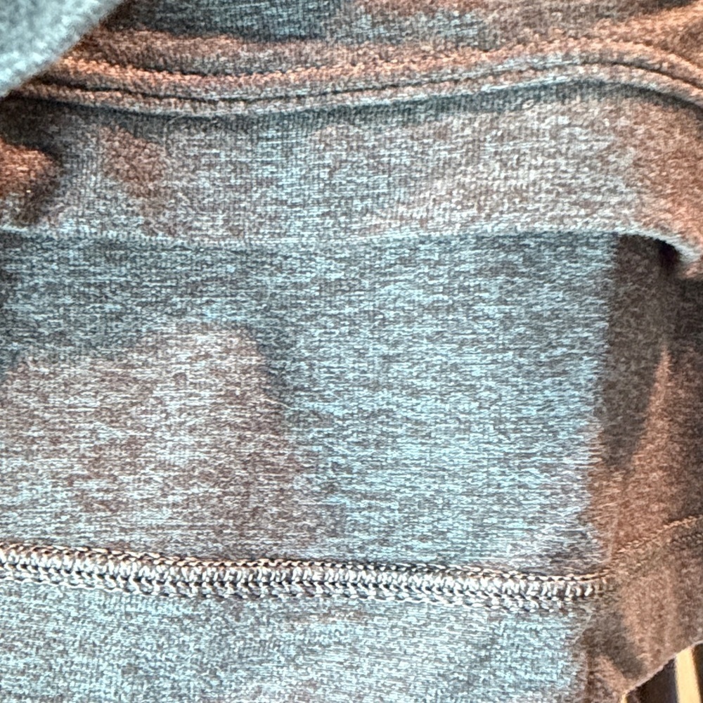 lululemon athletica Heathered Blue/Black Half-Zip Pullover - Picture 11 of 11